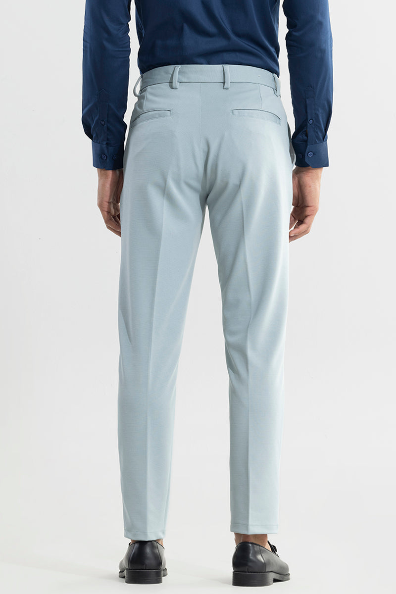 Plain Ladies Sky Blue Cotton Formal Trouser, Waist Size: 30.0 at Rs  200/piece in New Delhi