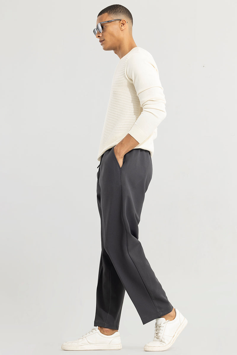 Buy Men's Slopie Ash Grey Pant Online | SNITCH