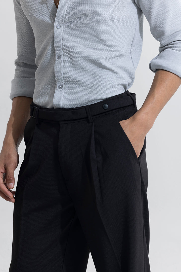 AdjustEase Black Trouser