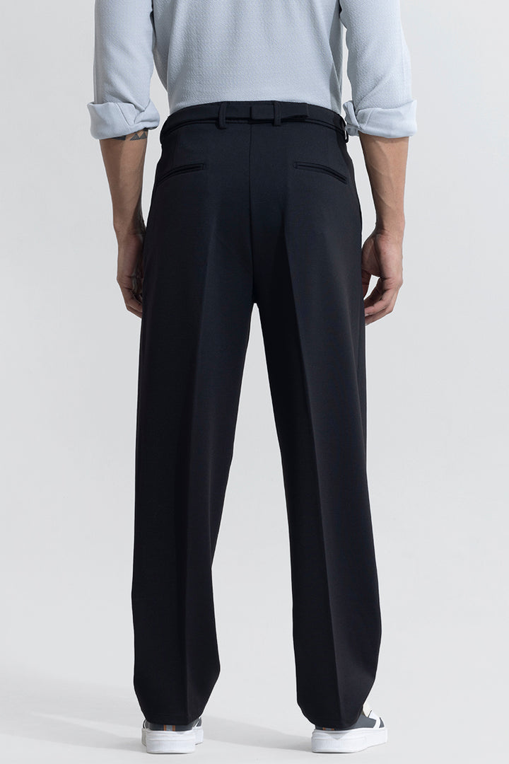 AdjustEase Black Trouser