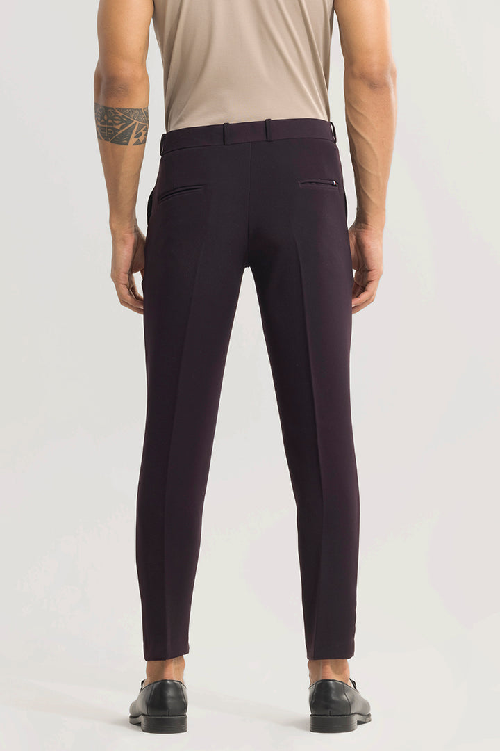 Tuxedo Attire Plum Purple Trouser