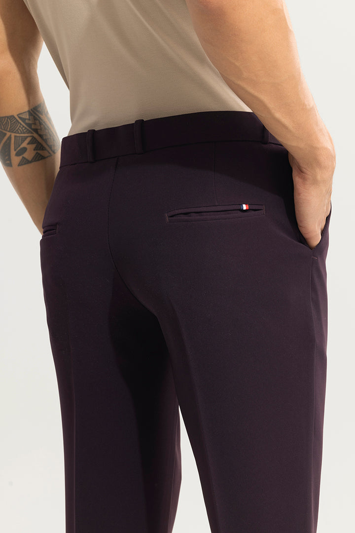 Tuxedo Attire Plum Purple Trouser