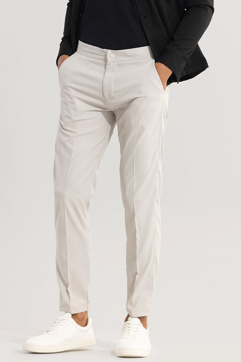 VogueVista Cream Trouser