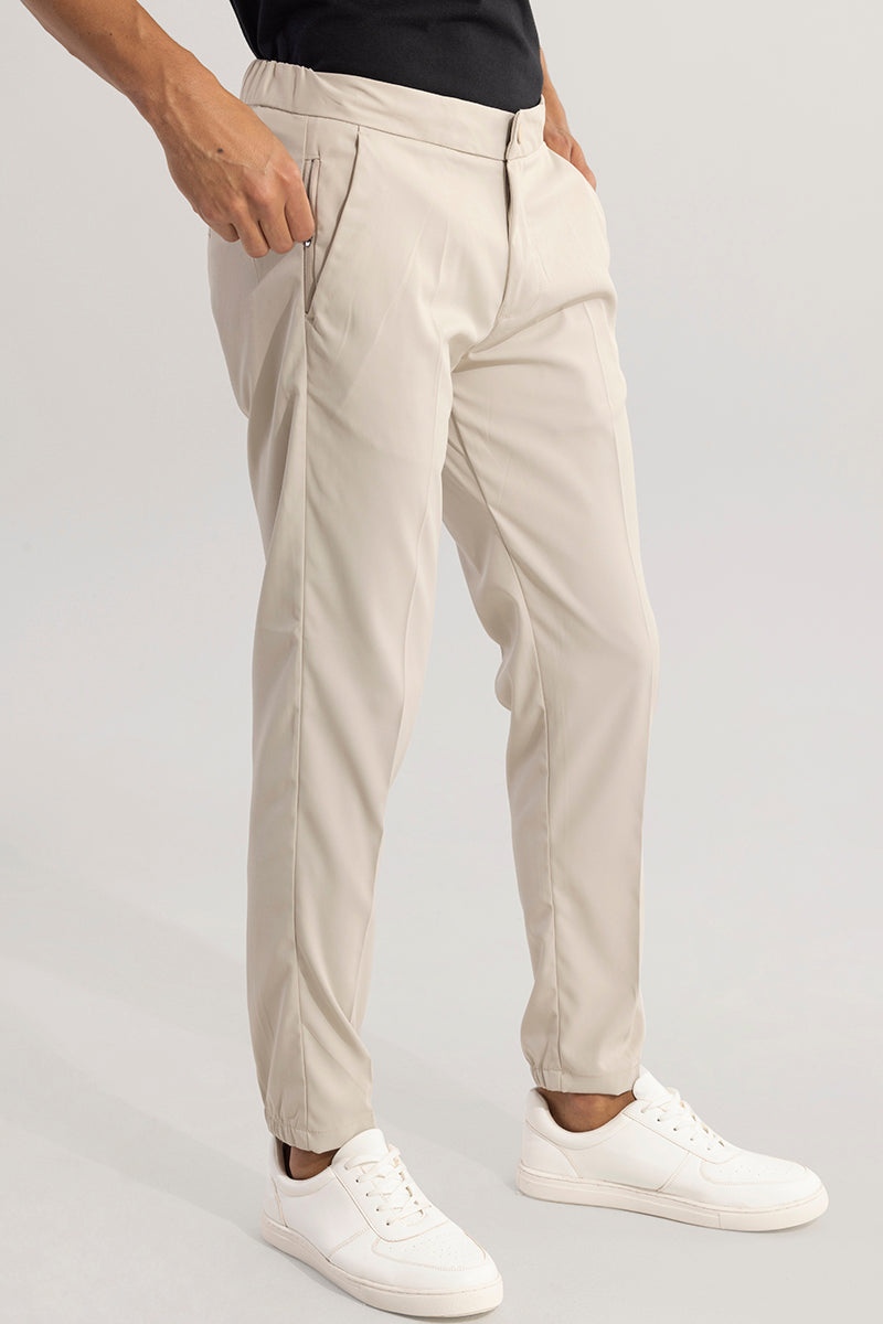 Buy Men's VogueVista Beige Chinos nline | SNITCH