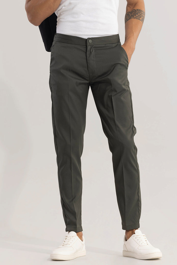 VogueVista Anchor Olive Trouser