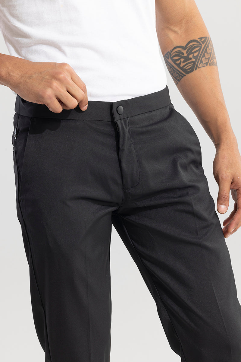 VogueVista Black Trouser