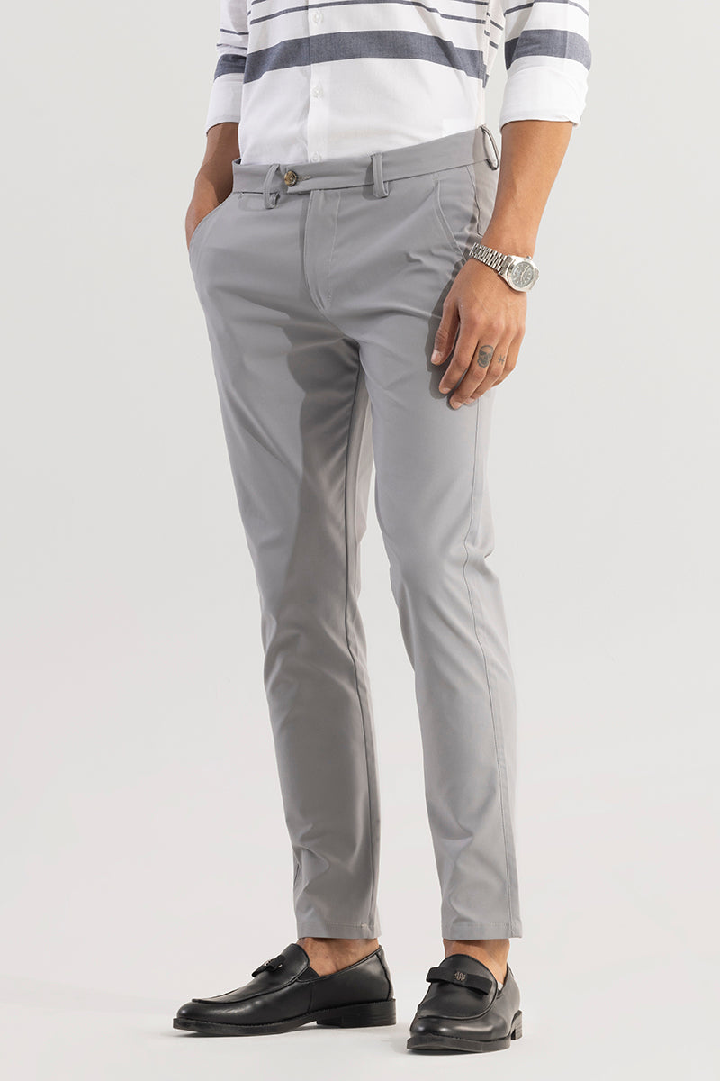 An Everyday Classic Steel Grey Stretch Men Chinos – Mark Morphy