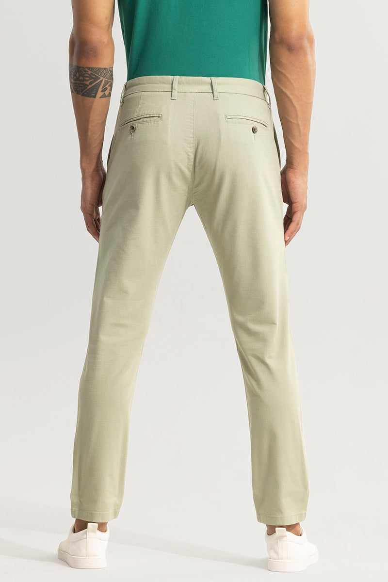 Stygian Green Linen Pant