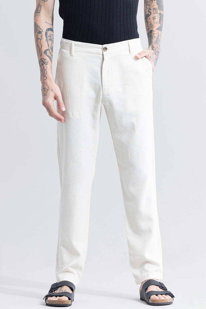 LinenLoom Cream Trouser