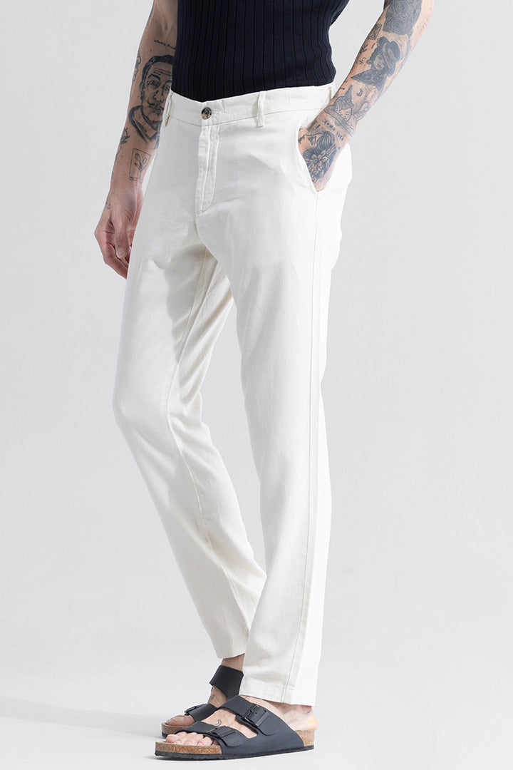 LinenLoom Cream Trouser