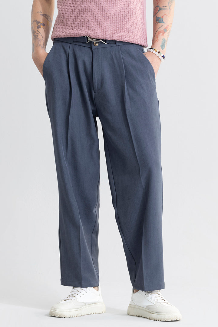 Hooked Elephant Grey Korean Pant