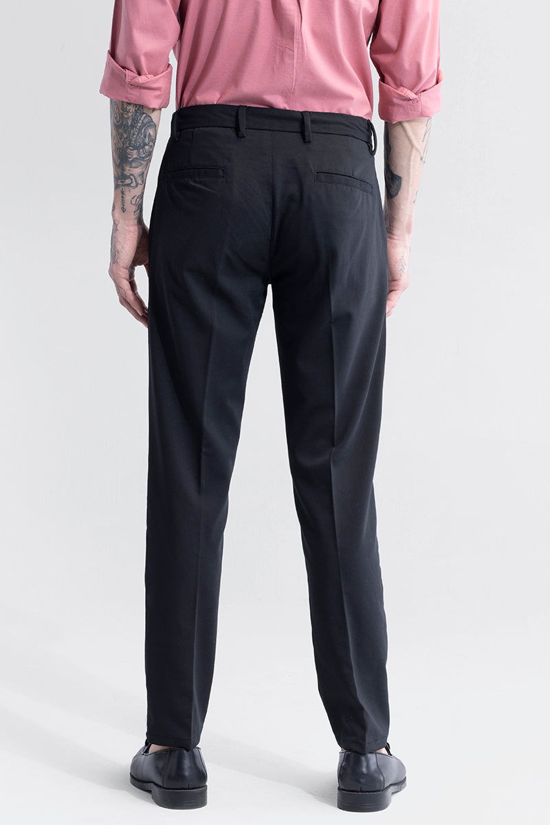 Octane Black Trousers