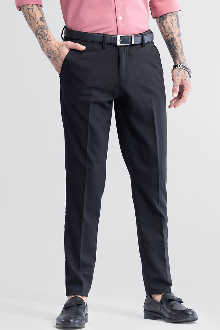 Octane Black Trousers