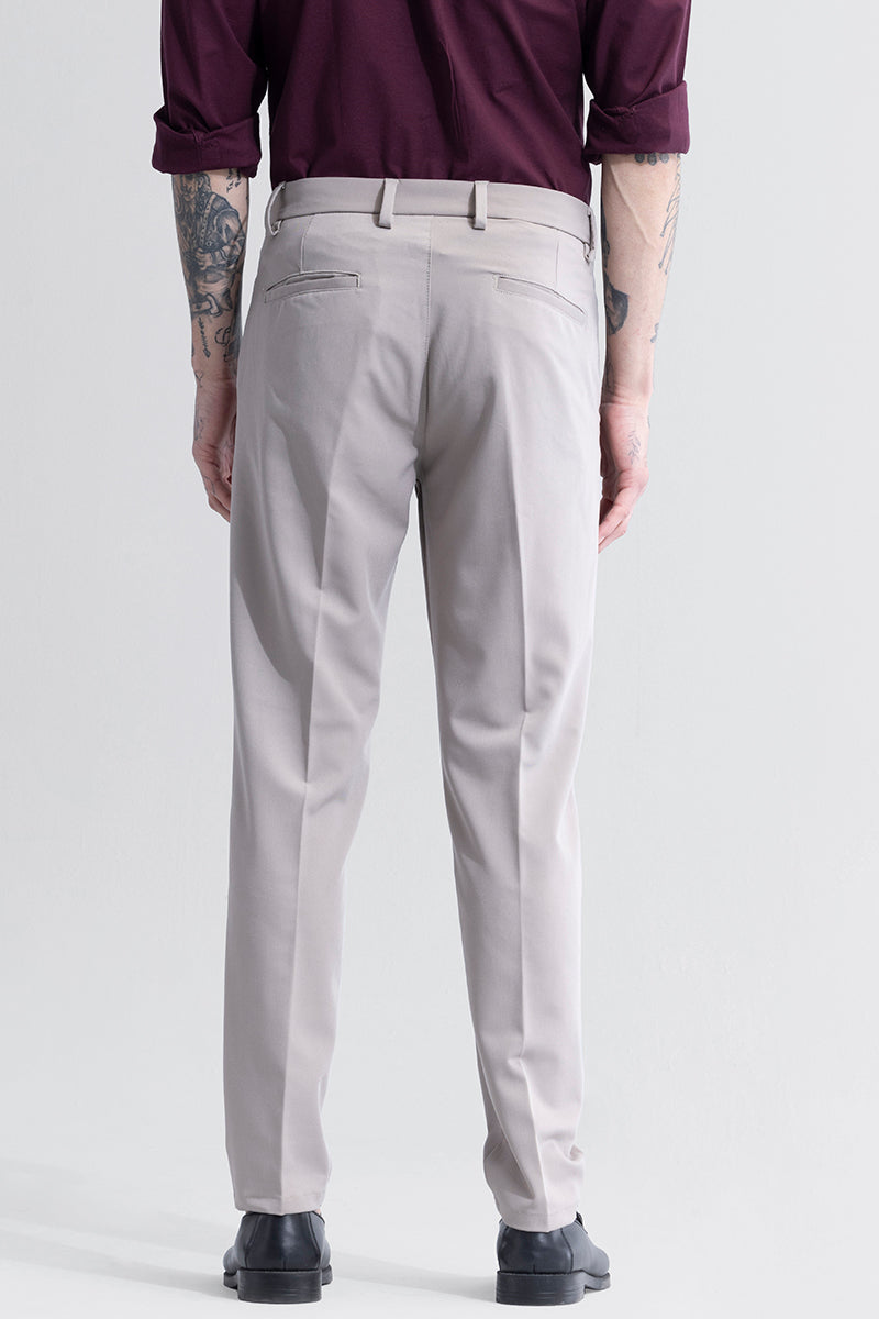 Octave Bone Grey Trousers