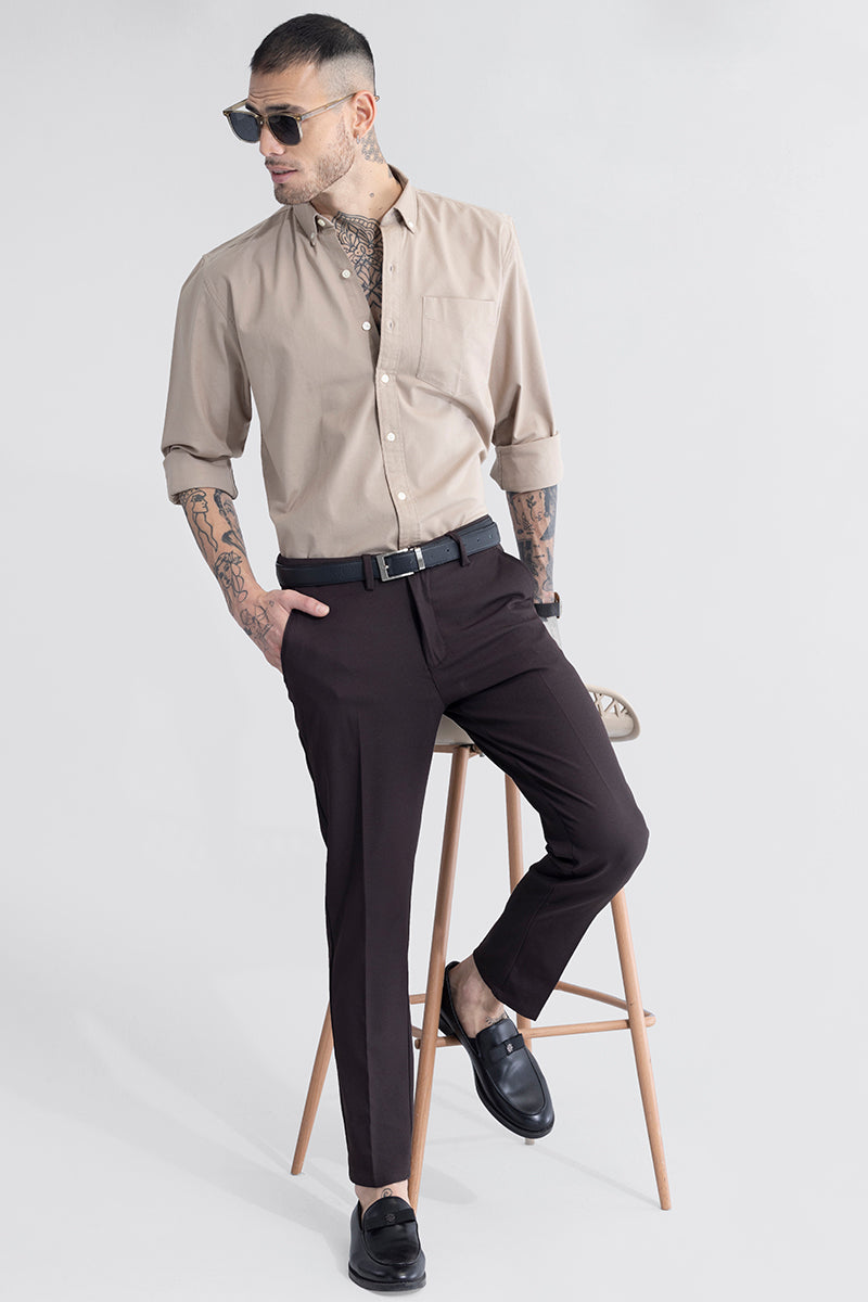 Octane Brown Trousers