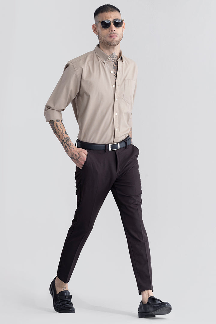 Octane Brown Trousers