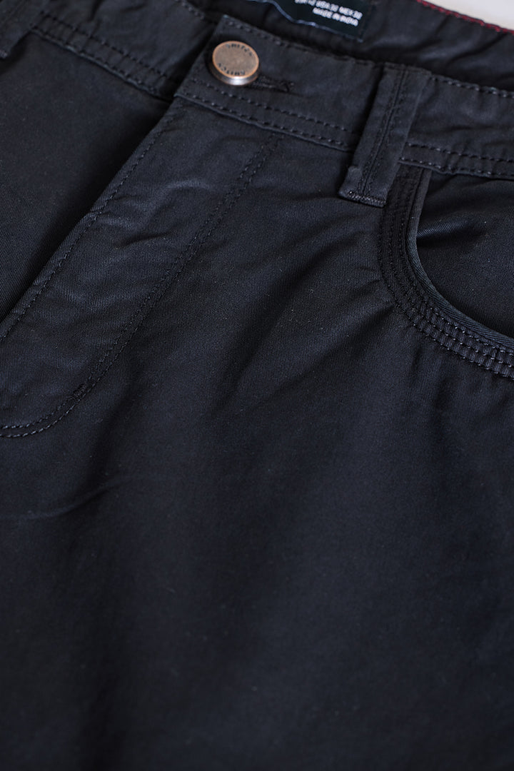 Black 5 Pocket Chinos