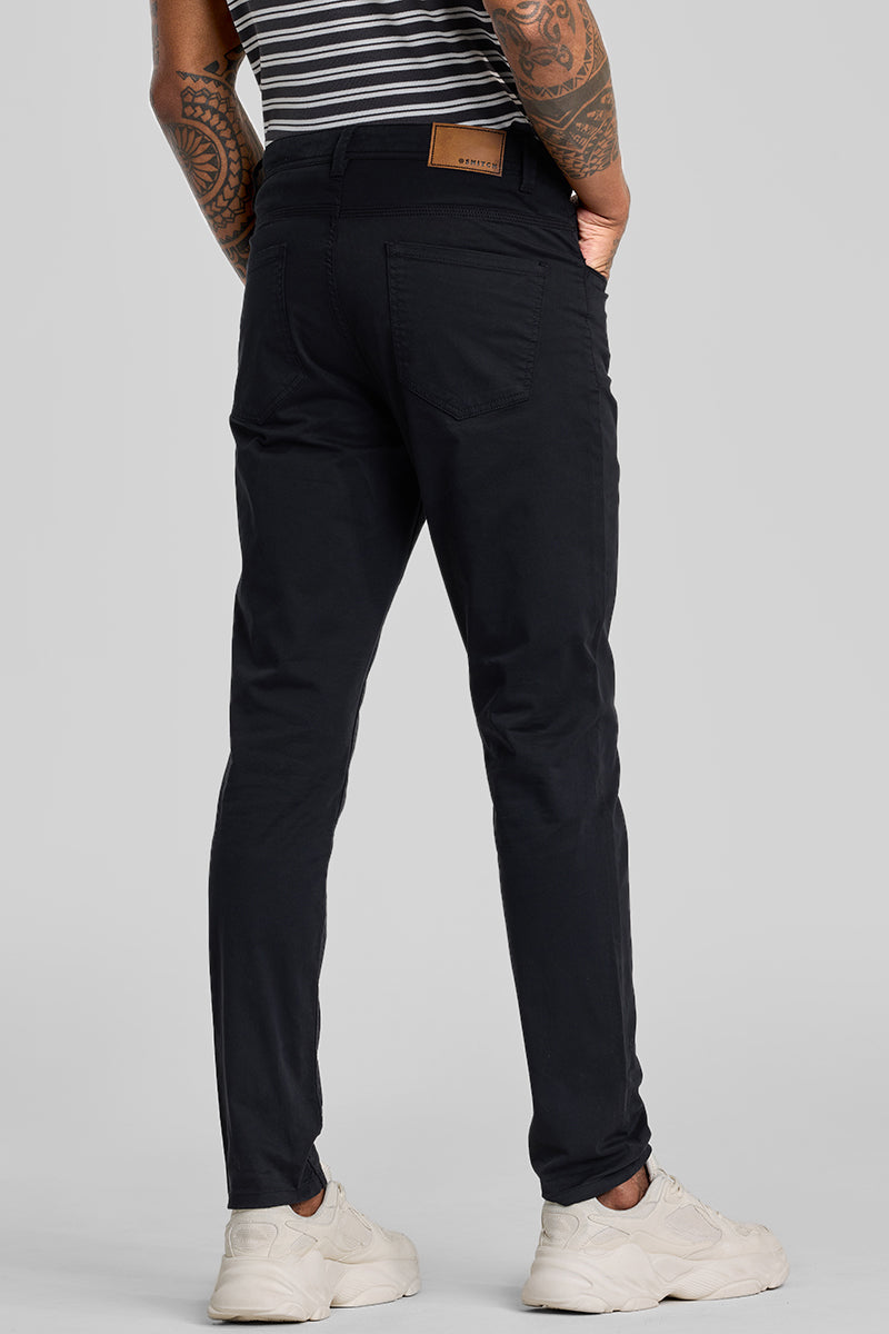 Black 5 Pocket Chinos