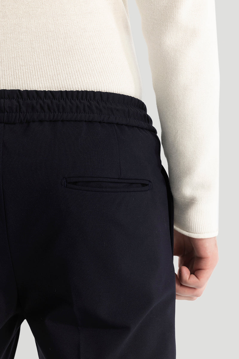 Navy Relaxed Fit Trousers