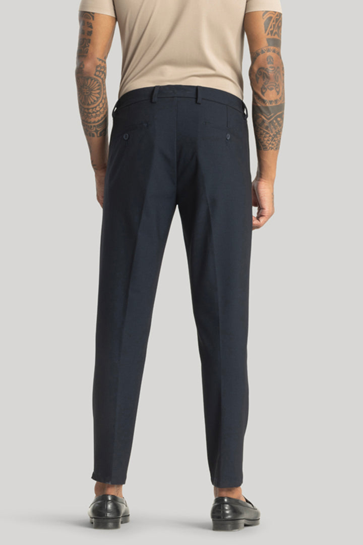 Giorgio Navy Slim Fit Trousers