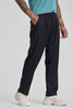 Black Relaxed Fit Korean Trousers