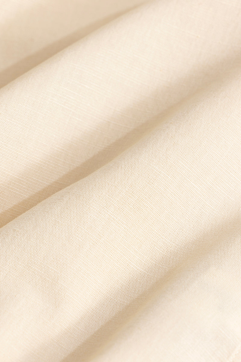 Trig Beige Linen Shirt