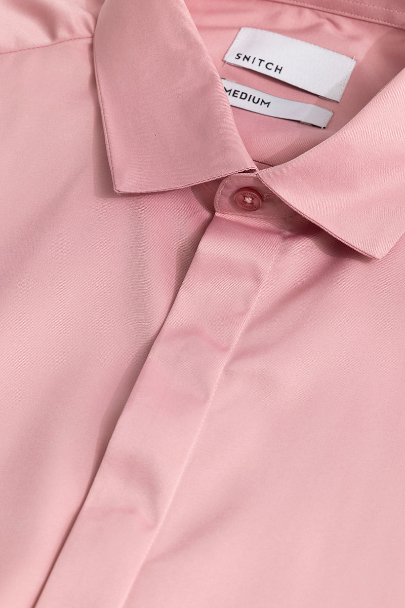 Satiny Pink Shirt