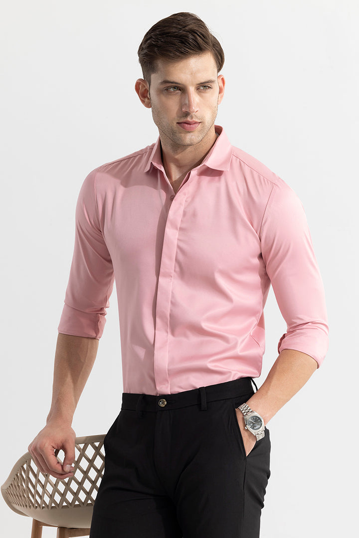 Satiny Pink Shirt