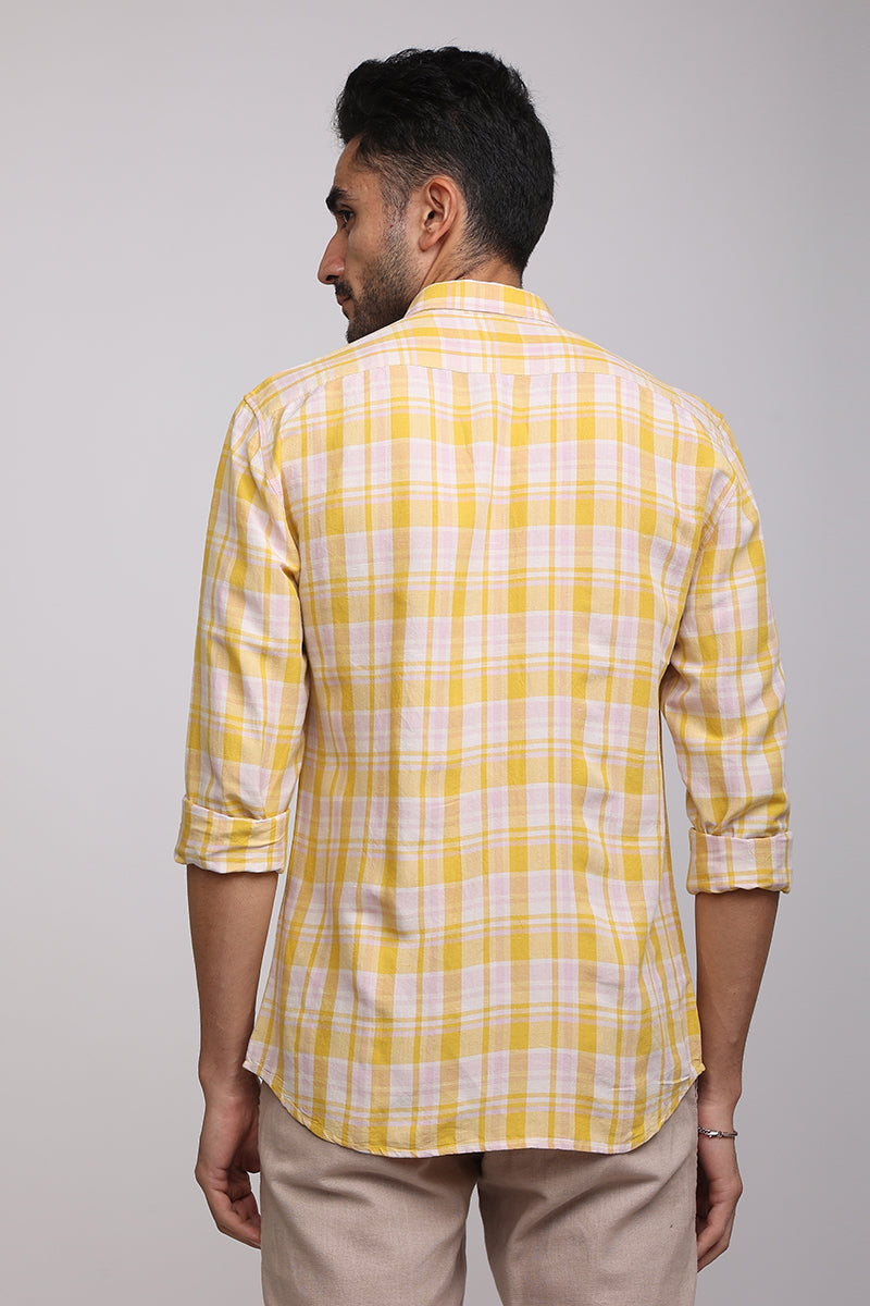 Royal Checks Yellow Shirt