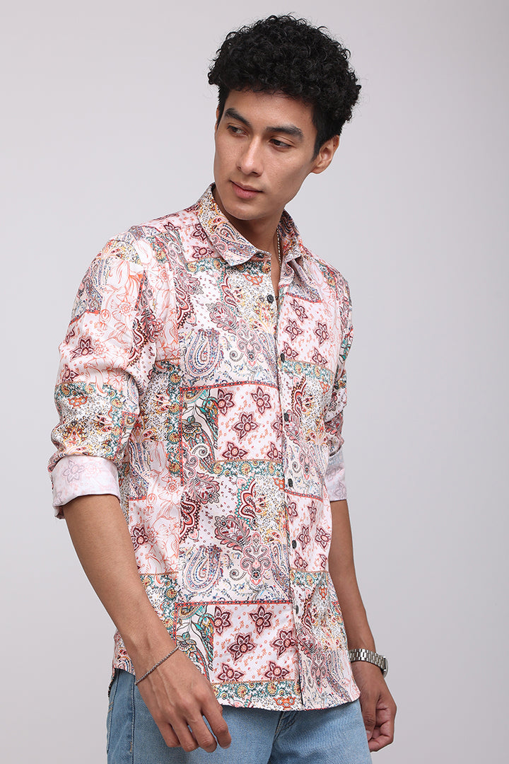 Profuse White Multicolour Shirt