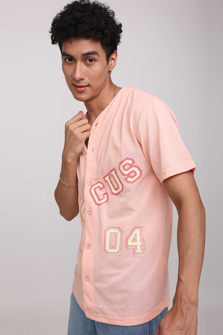 Focus Pink Baseball Shirt