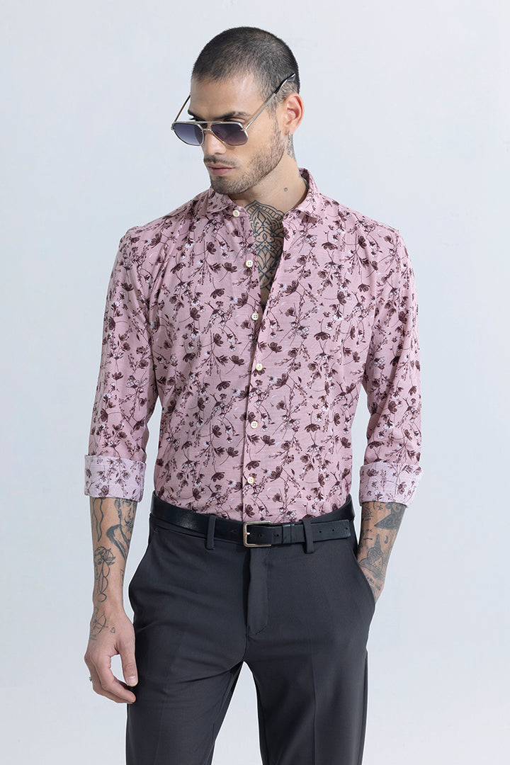 Alpinus Pink Linen Shirt