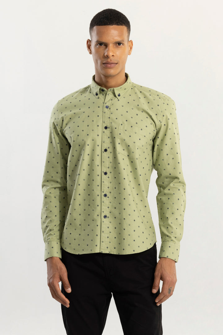 Cubist Green Shirt