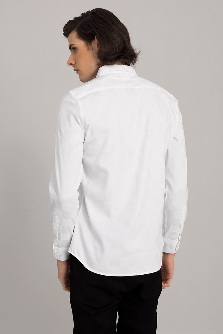 Self Square White Shirt