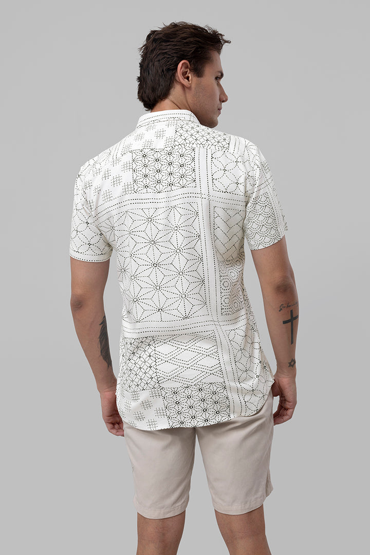 Tribal Art White Shirt