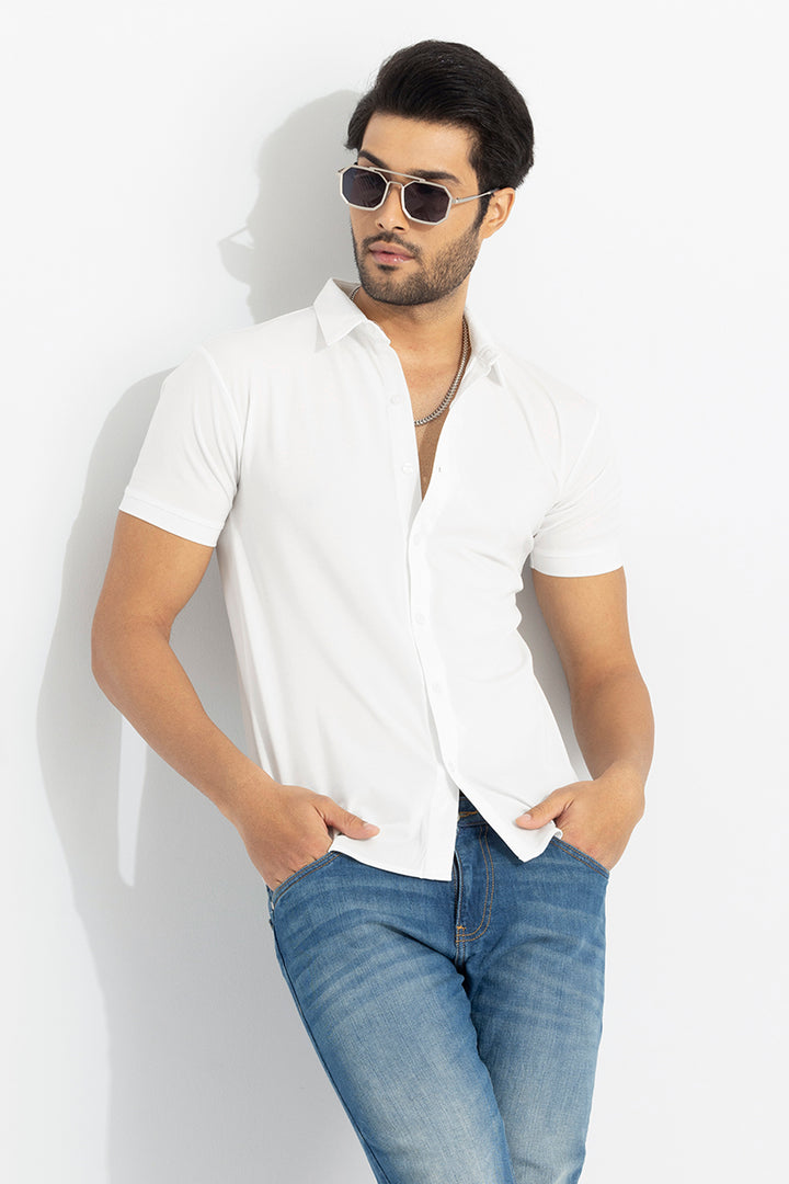 Buy Men's Tencil White Shirt Online | SNITCH