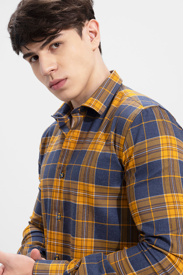 Everyday Checks Mustard Shirt