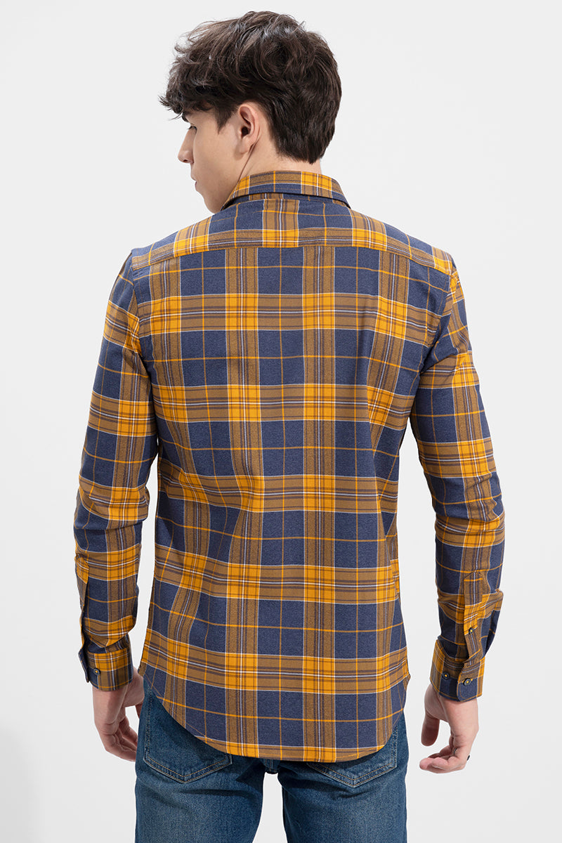 Everyday Checks Mustard Shirt