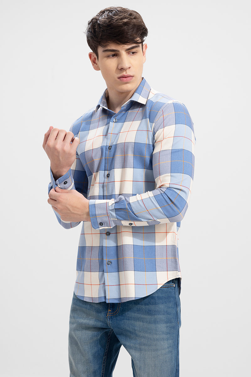 Everyday Checks Blue Shirt