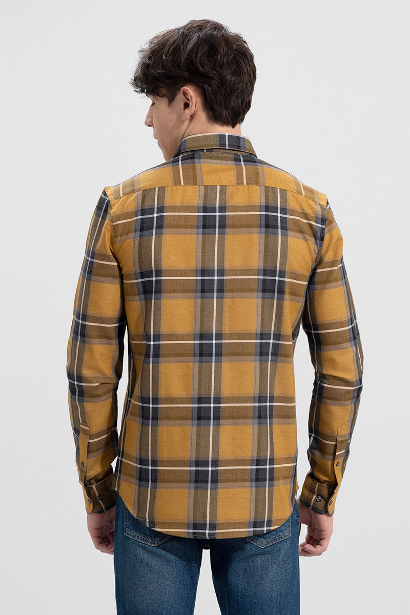 Everyday Checks Yellow Shirt