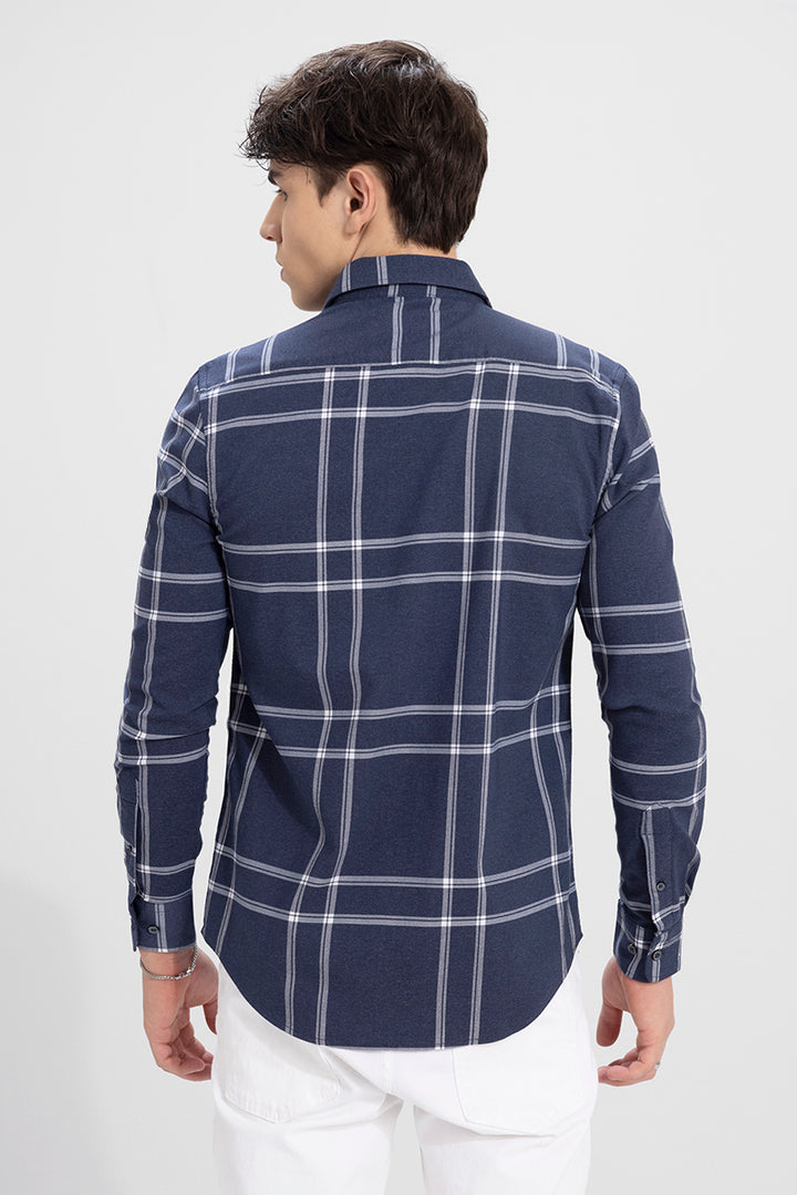 Everyday Checks Stone Blue Shirt