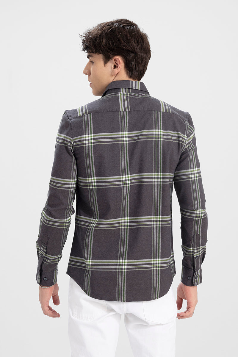 Everyday Checks Dark Grey Shirt