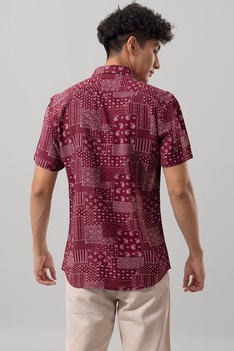 Colosseum Burgundy Shirt