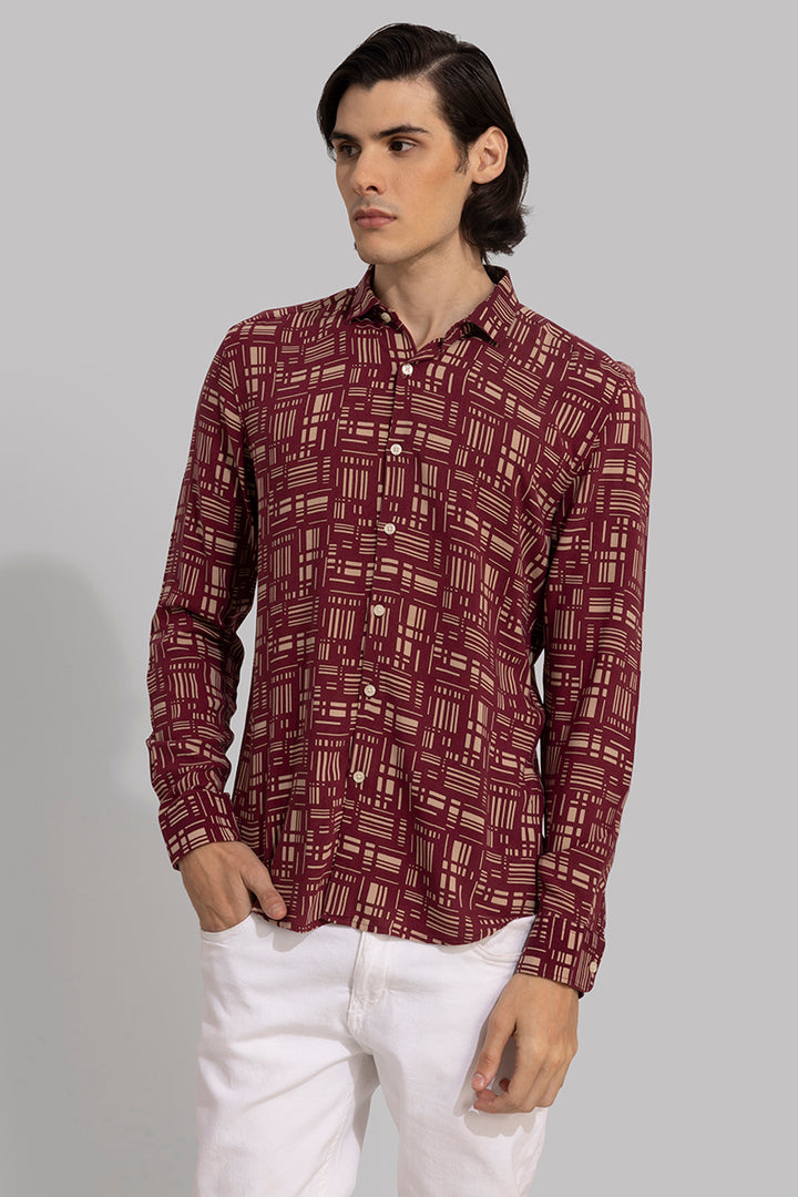 Geo Dash Red Shirt