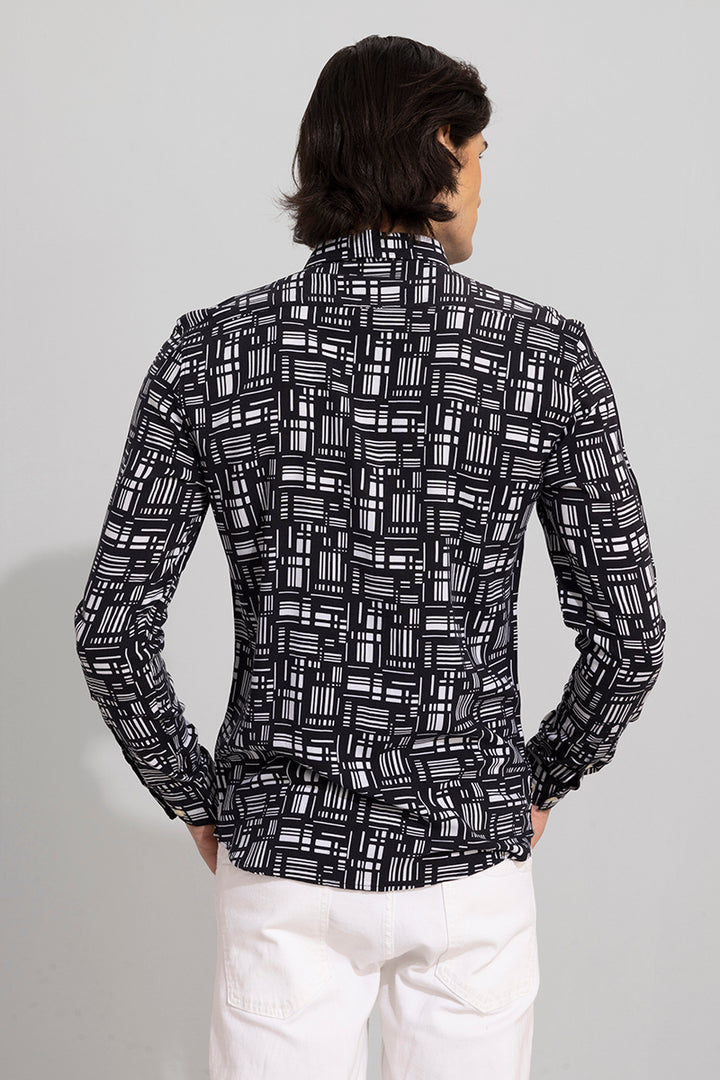 Geo Dash Black Shirt