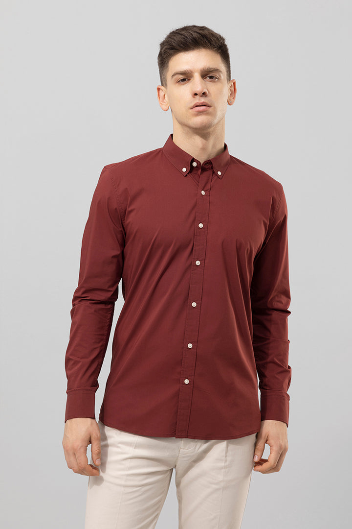 Fickle Brick Red Shirt