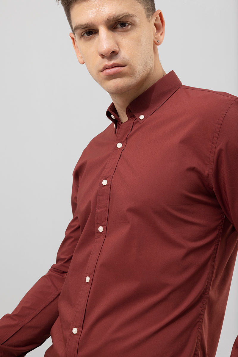 Fickle Brick Red Shirt