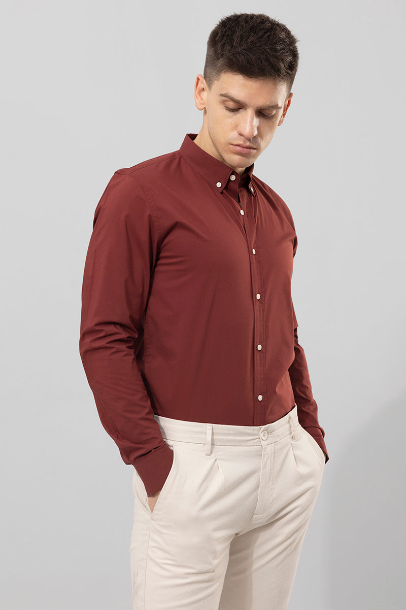 Fickle Brick Red Shirt