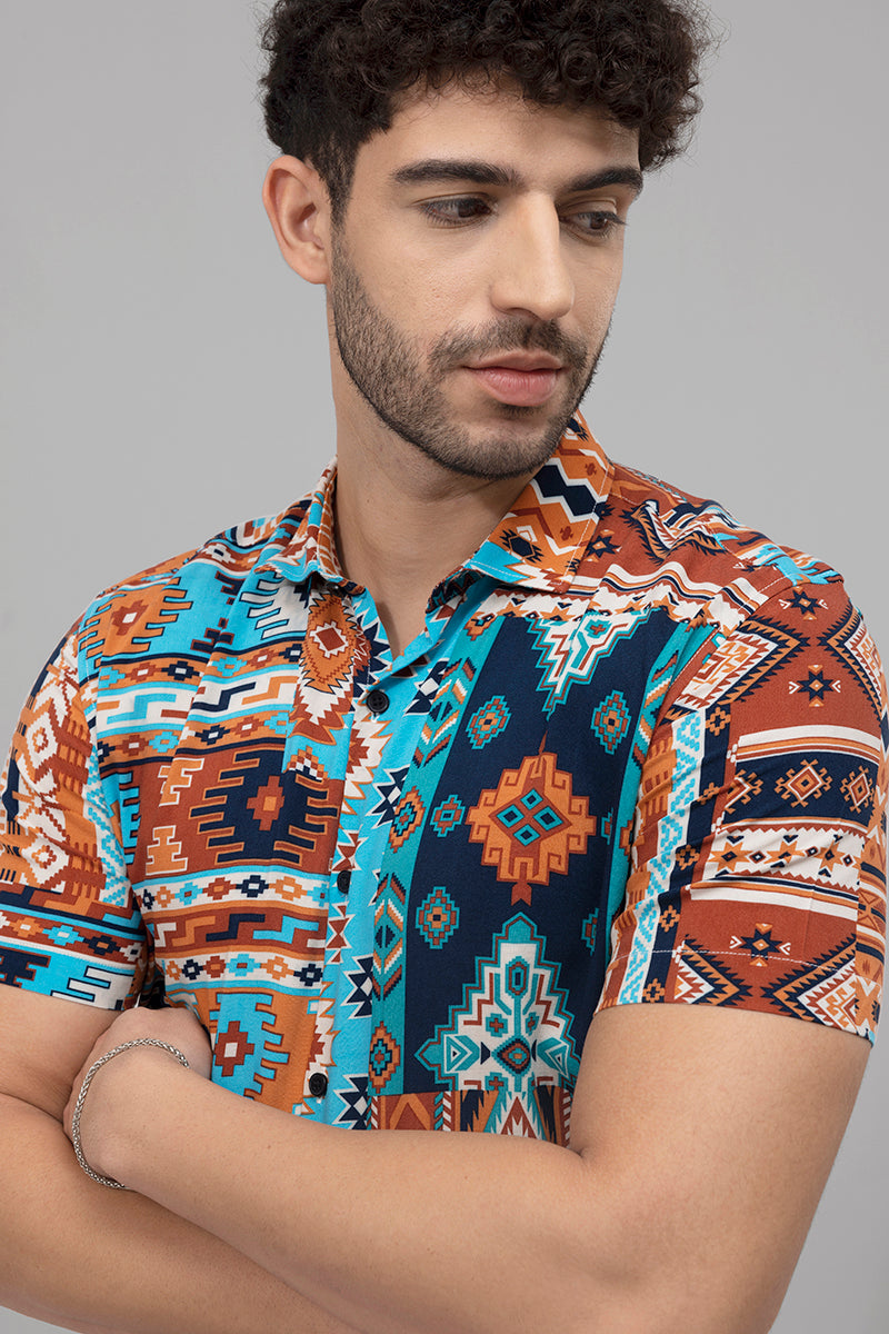 Aztec Multicolour Shirt