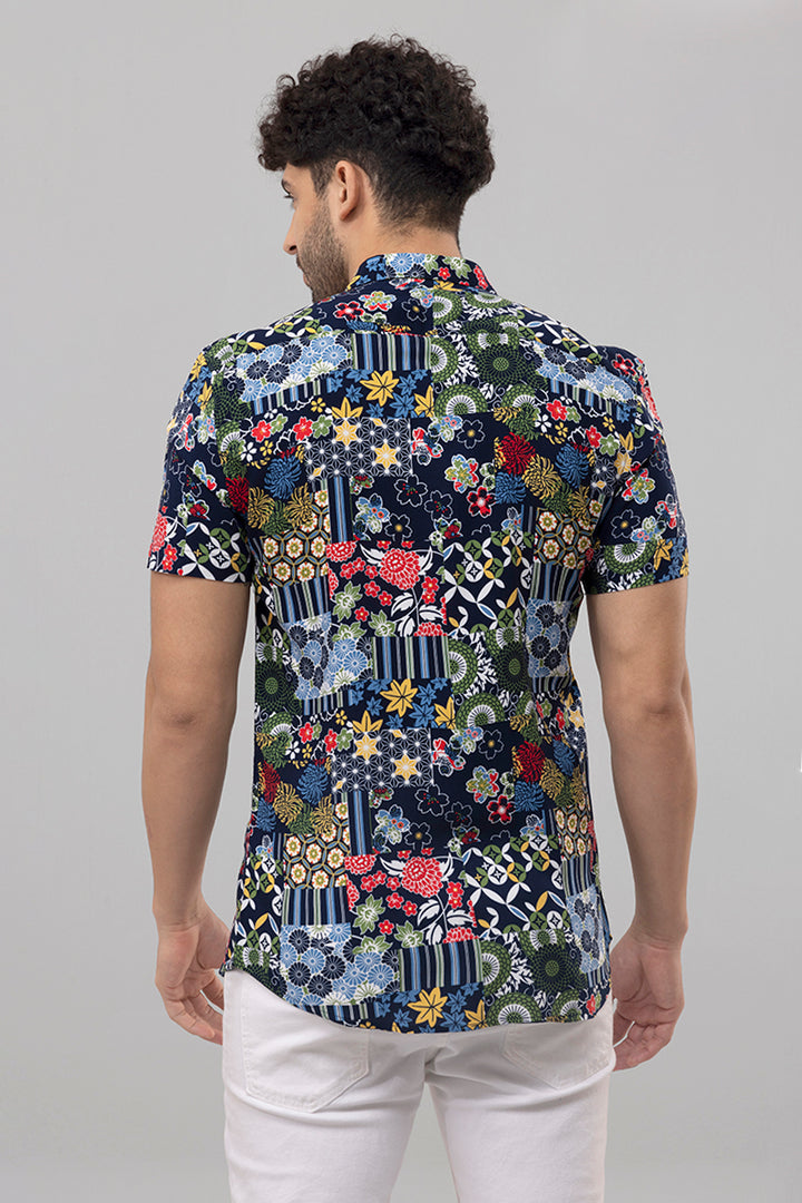 Garden Frame Navy Shirt